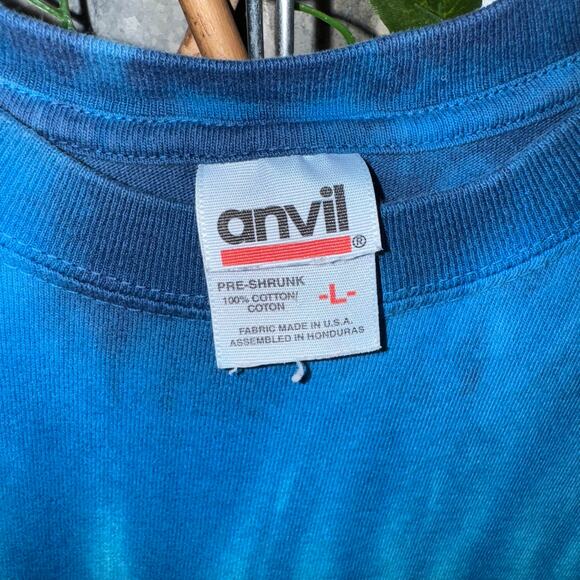 Vintage Y2K drag race motorcycle tie dye biker 2000s t-shirt - Picture 3 of 4